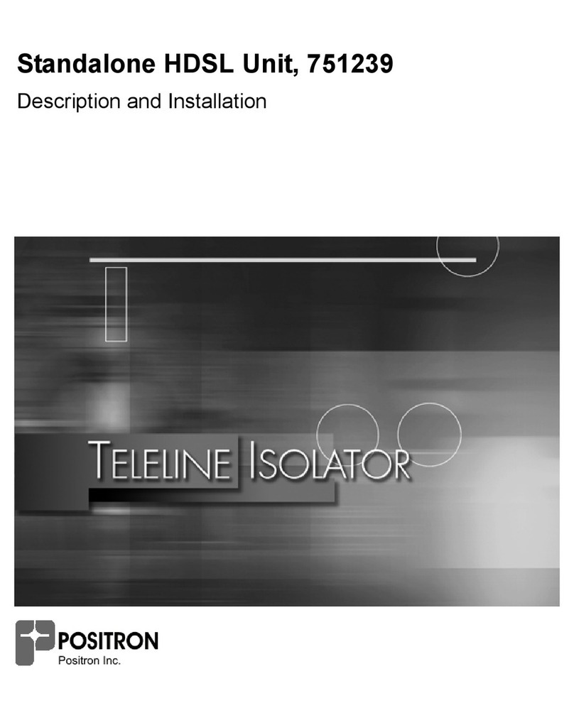 Positron Teleline Isolator 751239 Description and installation