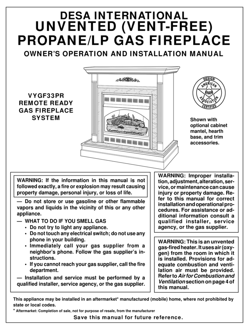 Desa VYGF33PR Quick start guide