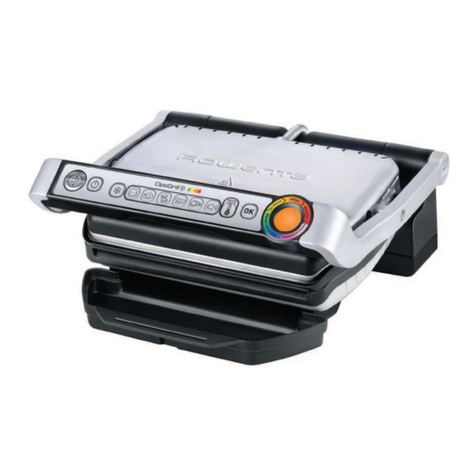 Rowenta OptiGrill+ GR712D Instructions for use