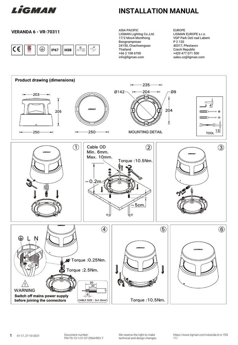 LIGMAN Veranda 6 User manual
