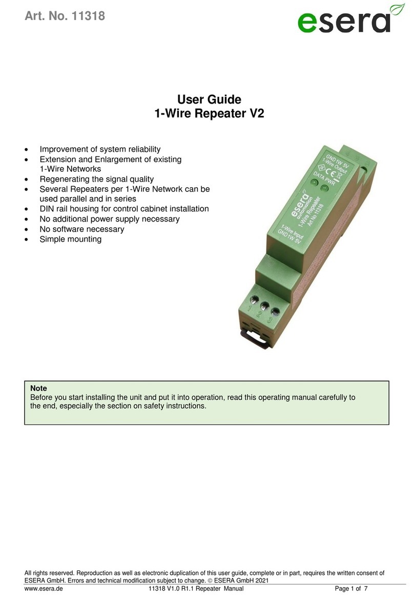 esera automation 11318 user guide