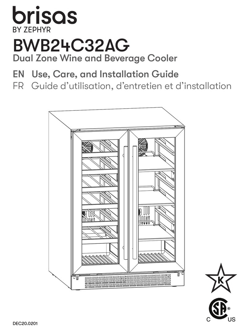 Zephyr brisas BWB24C32AG Installation guide