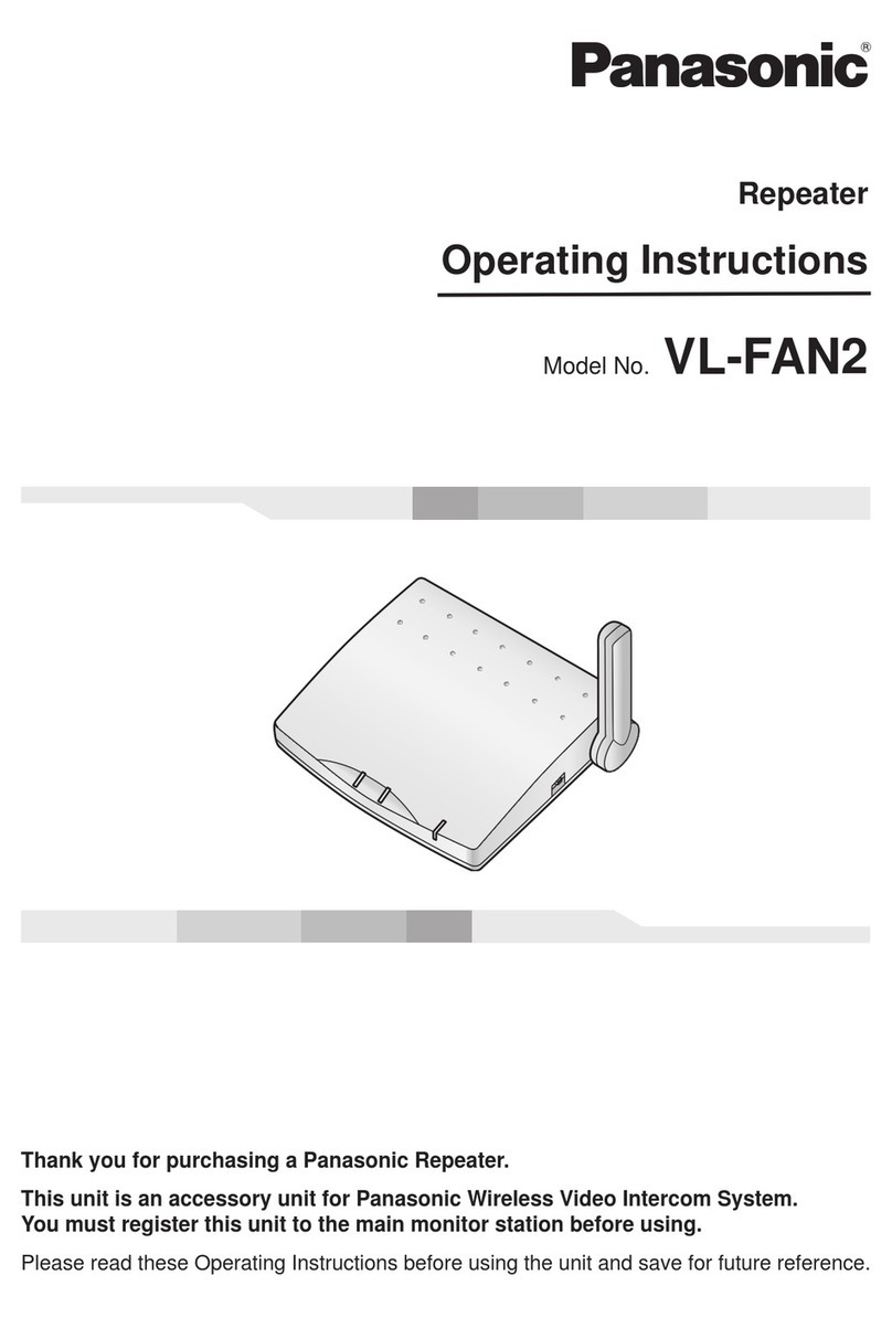 Panasonic VL-FAN2 User manual