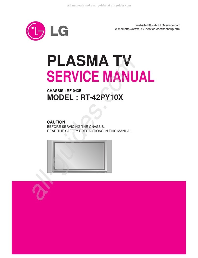 LG RT-42PY10X User manual
