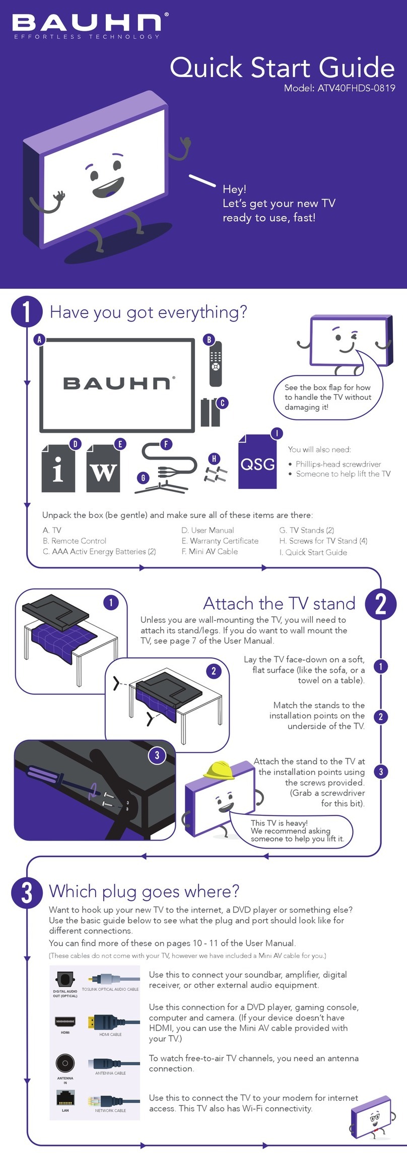 Bauhn ATV40FHDS-0819 User manual Bauhn ATV40FHDS-0819 User manual