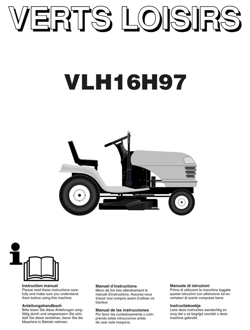 Verts Loisirs VLH16H97 instruction manual