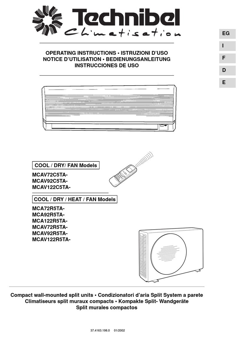 Technibel Climatisation MCAV72C5TA User manual