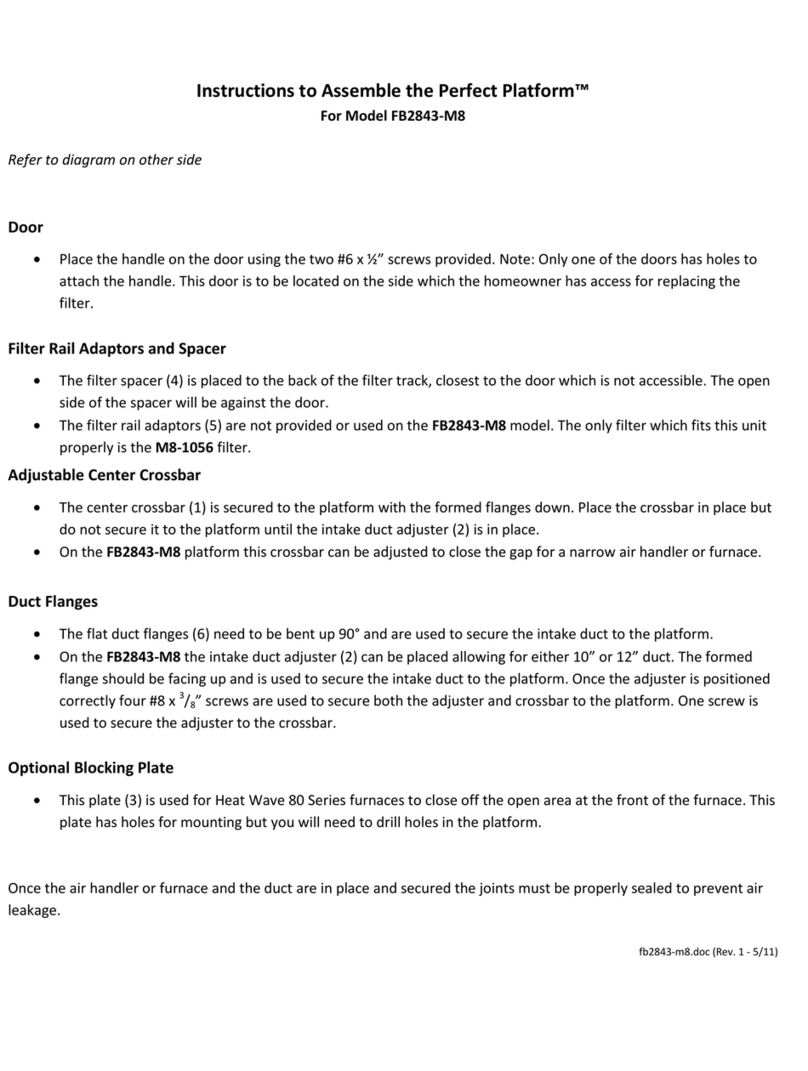 Five Seasons Perfect Platform FB2843-M8 Operation instructions