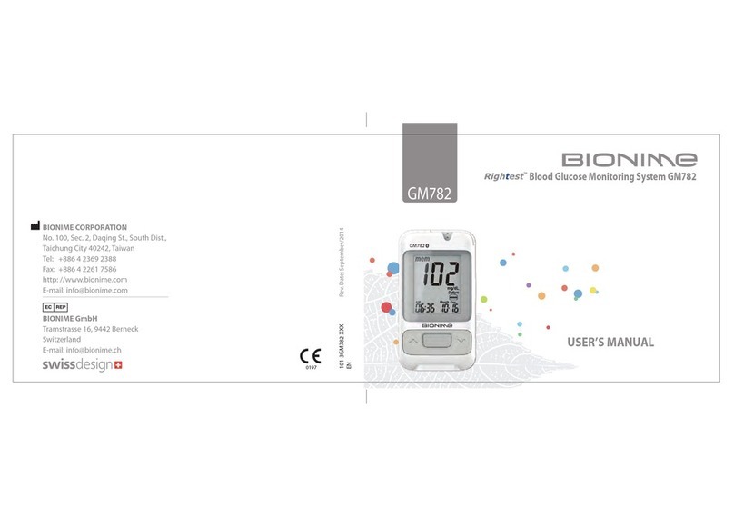 BIONIME Rightest GM782 user manual