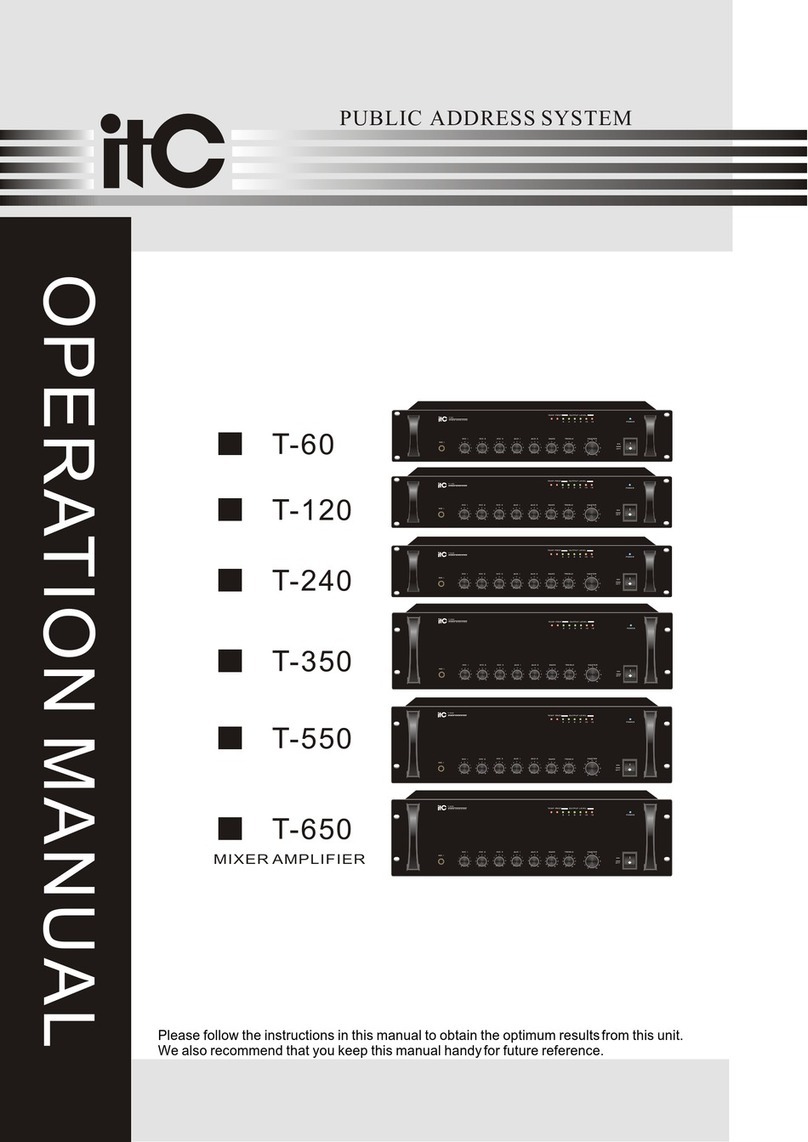 ITC T-60 User manual