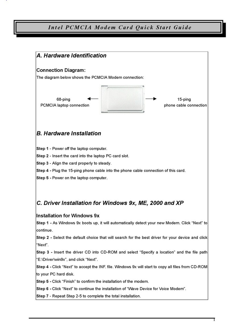Intel PCMCIA User manual
