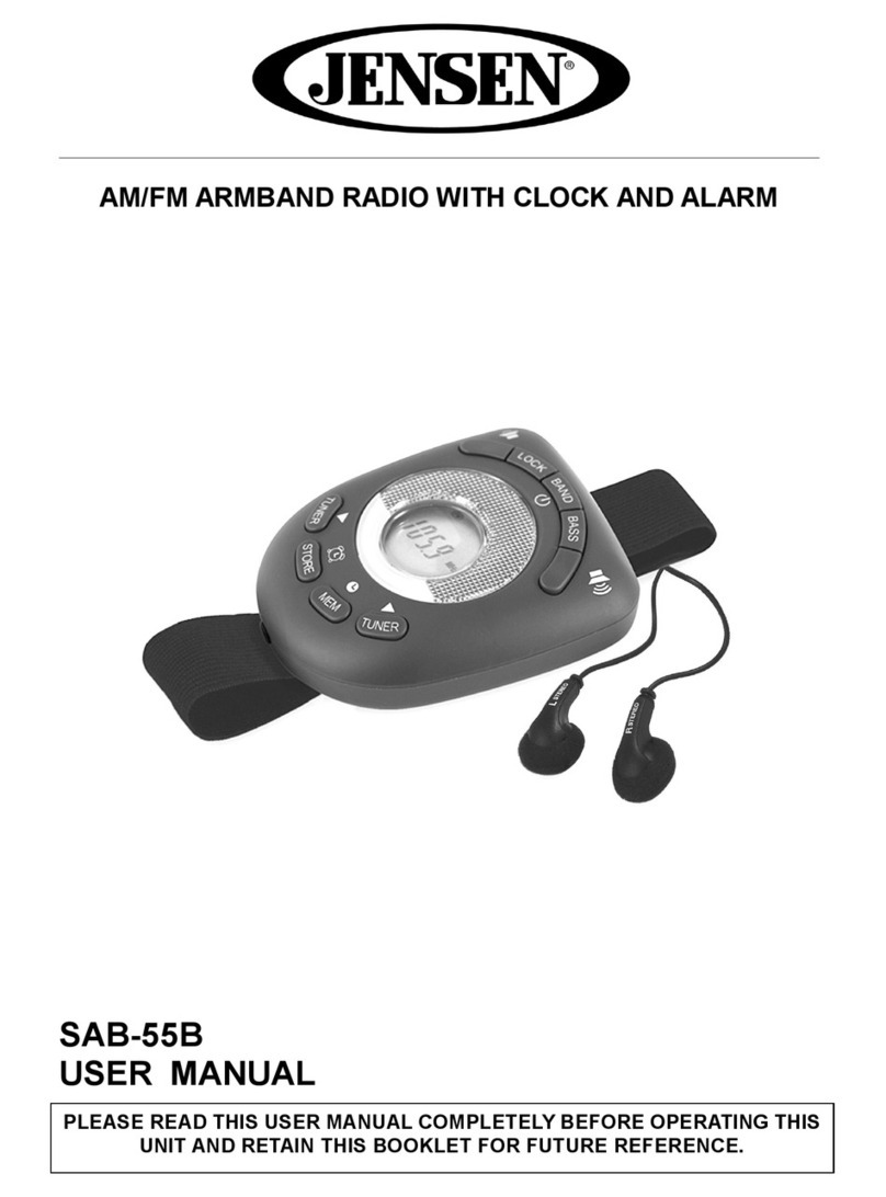 Jensen SAB-55B User manual