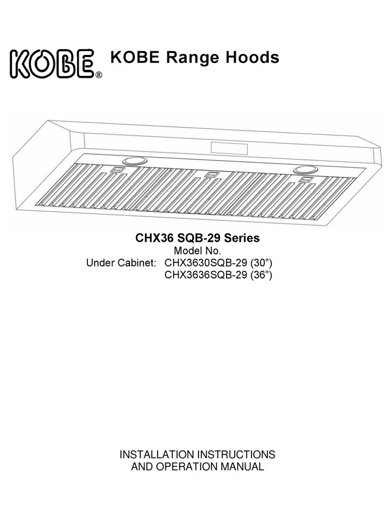 KOBE CHX36 SQB-29 Series Troubleshooting guide