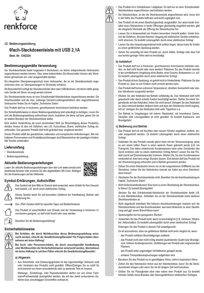 Renkforce 1342224 operating instructions