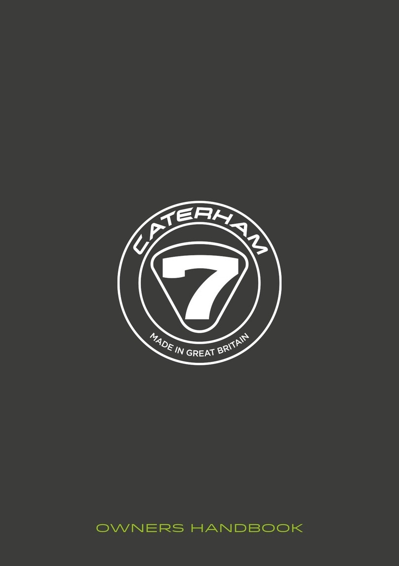 Caterham Seven Owner's handbook