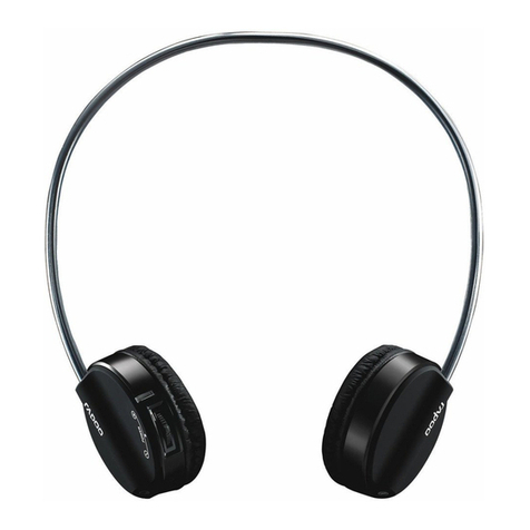 Rapoo H6020 Quick installation guide