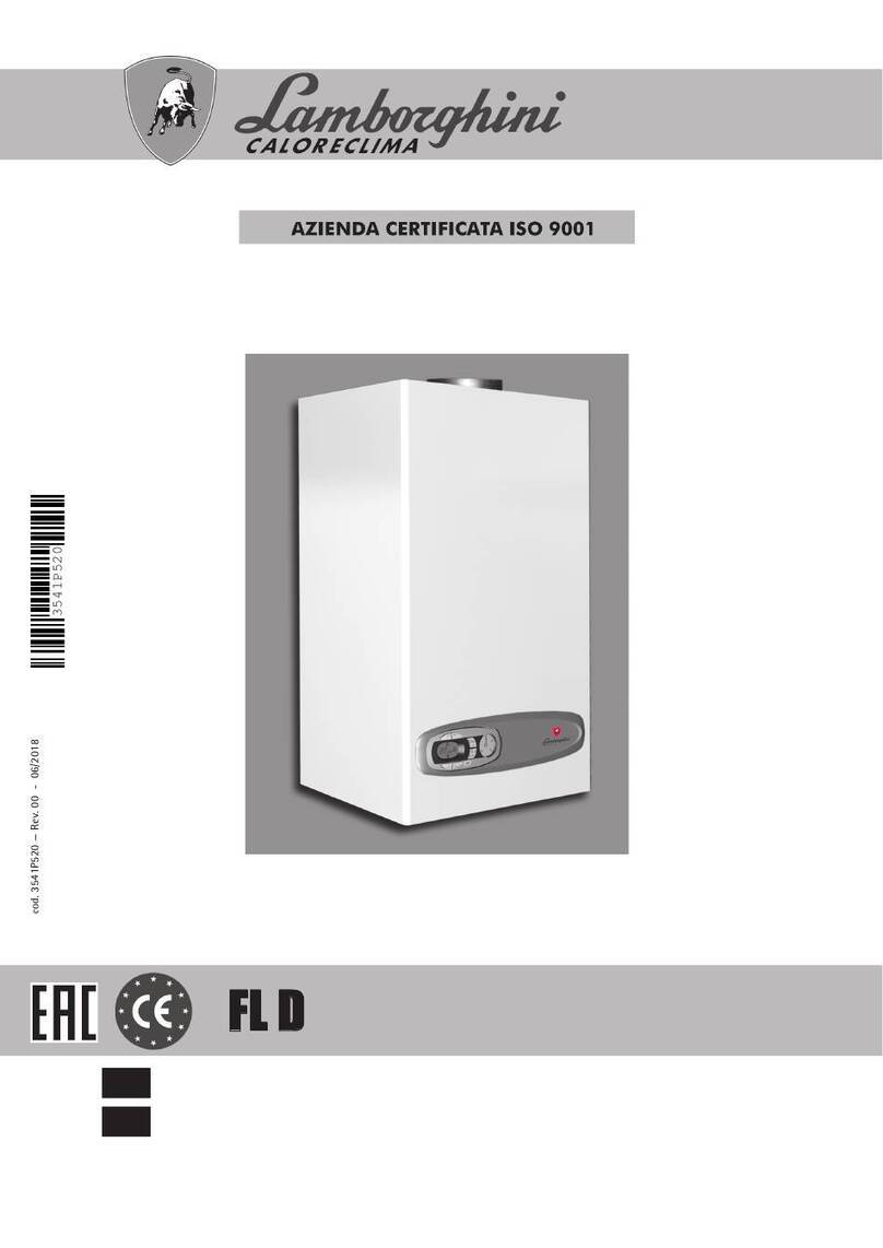 Lamborghini Caloreclima FL D C24 Instructions for use, installation and maintenance