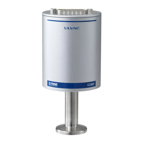 Ulvac G-TRAN CCMT-D Series User manual Ulvac G-TRAN CCMT-D Series User manual