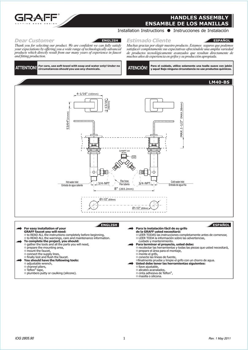 Graff LMB40-BS User manual