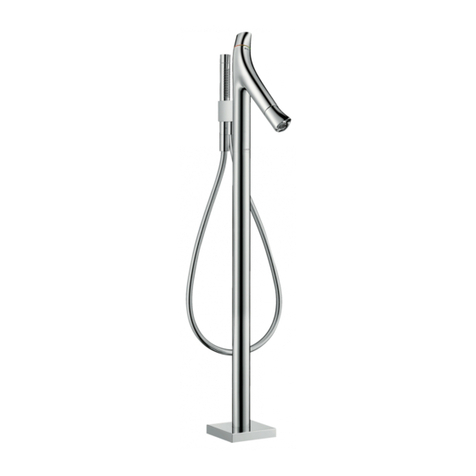 Hans Grohe AXOR Starck Organic 12018 1 Series Installation/User Instructions/Warranty