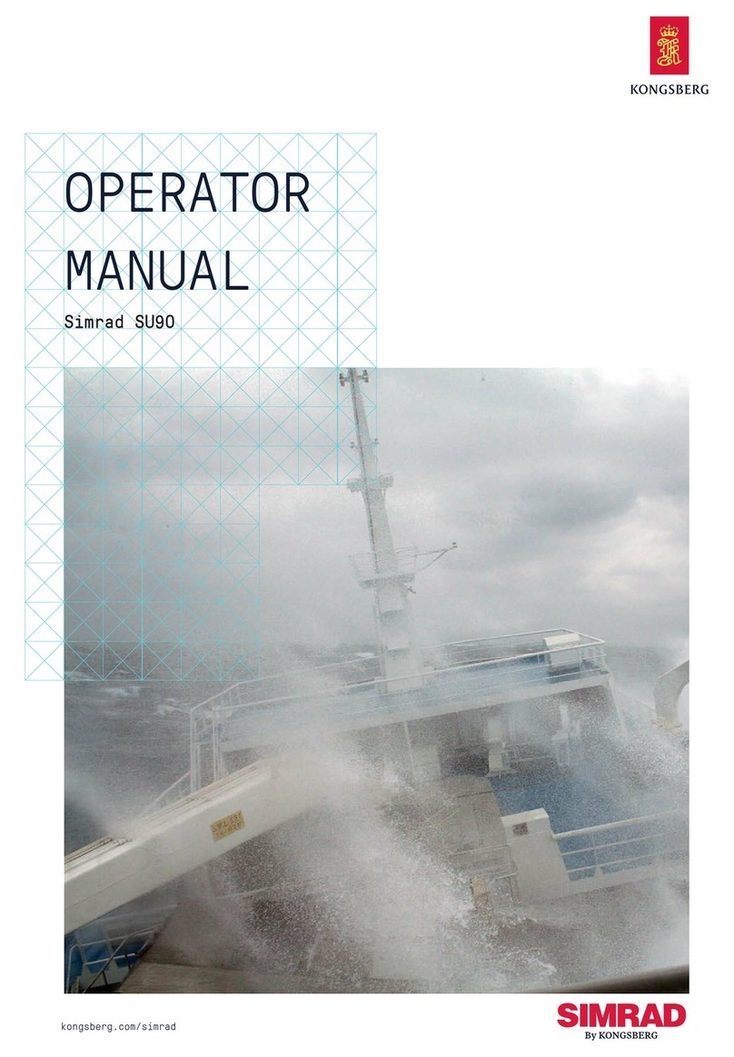Kongsberg Simrad SU90 Series Operator's manual