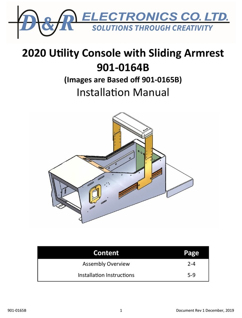 D&R ELECTRONICS 901-0164B installation manual