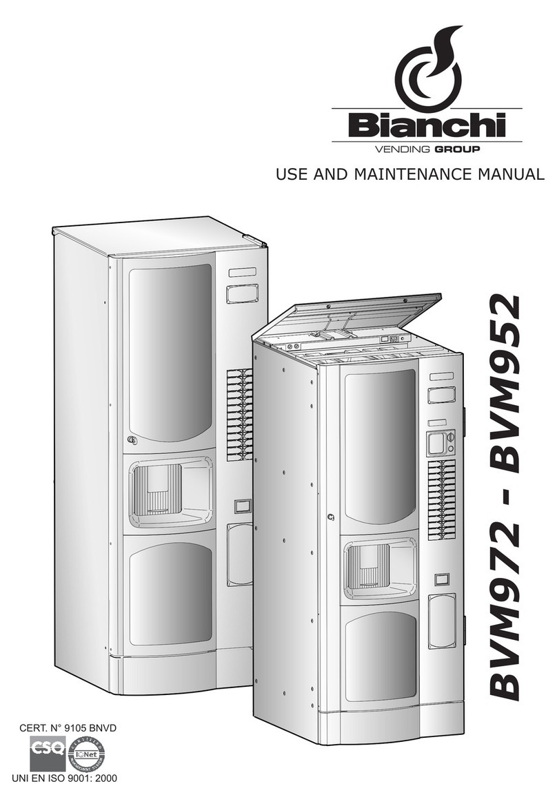 BIANCHI VENDING BVM972 User manual