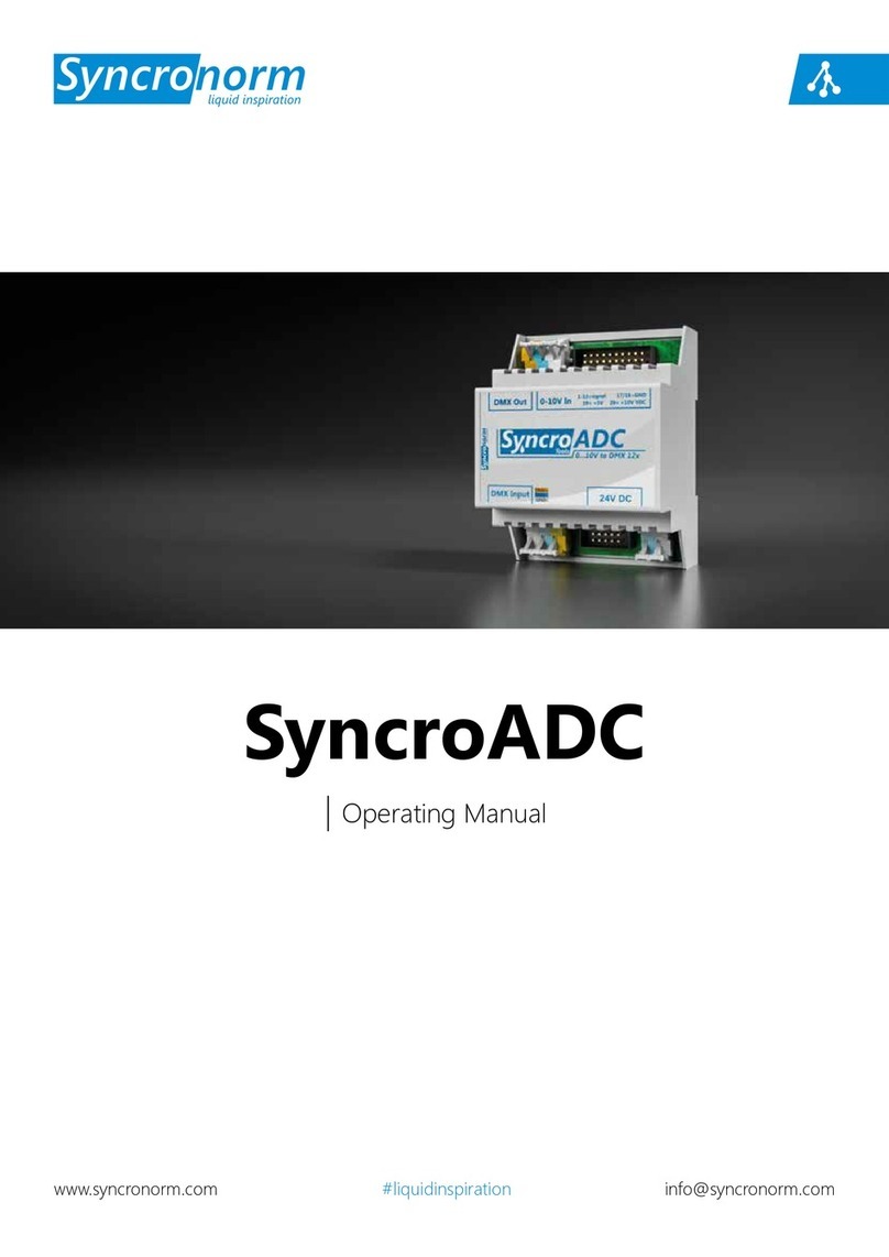 Syncronorm SyncroADC operating manual Syncronorm SyncroADC operating manual