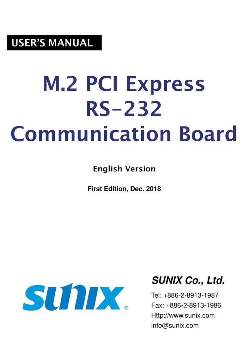 Sunix M2S6456A User manual