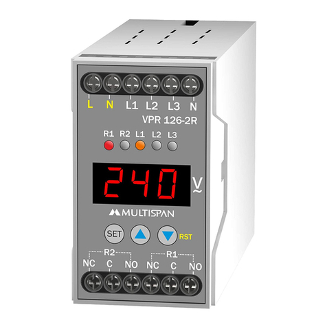 MULTISPAN VPR-126-2R User manual
