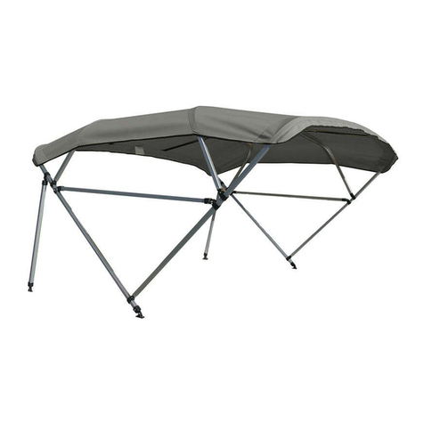CoverCraft Carver Free Standing Pontoon Bimini Top User manual