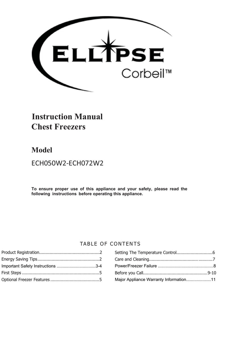 corbeil Ellipse ECH050W2 User manual