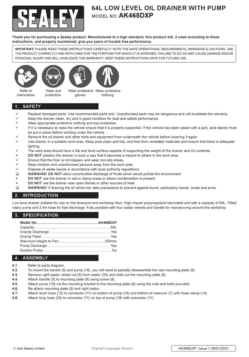 Sealey AK468DXP User manual
