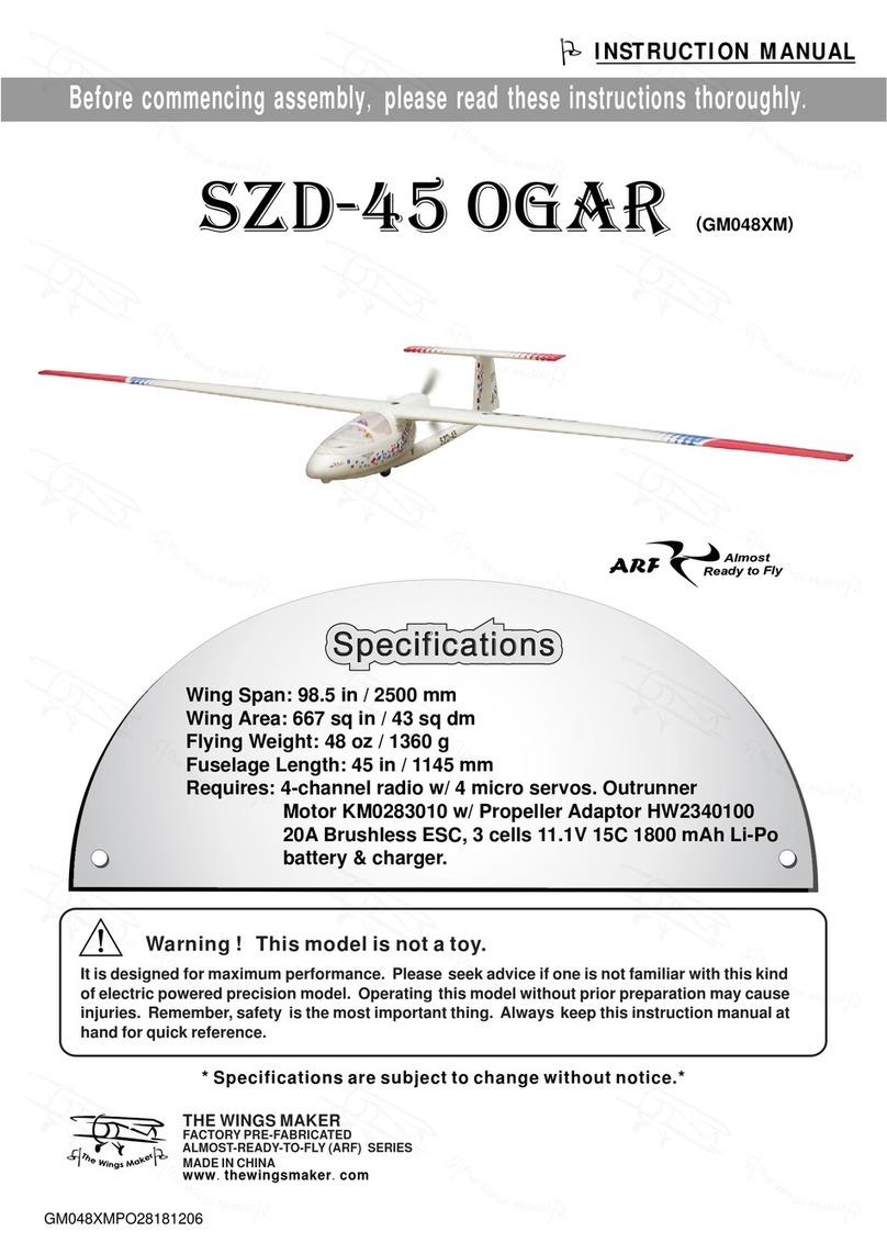 The Wings Maker SZD-45 OGAR User manual