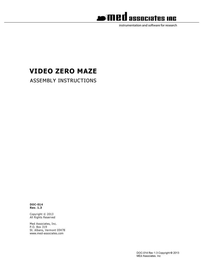 MED Associates Video Zero Maze Assembly instructions