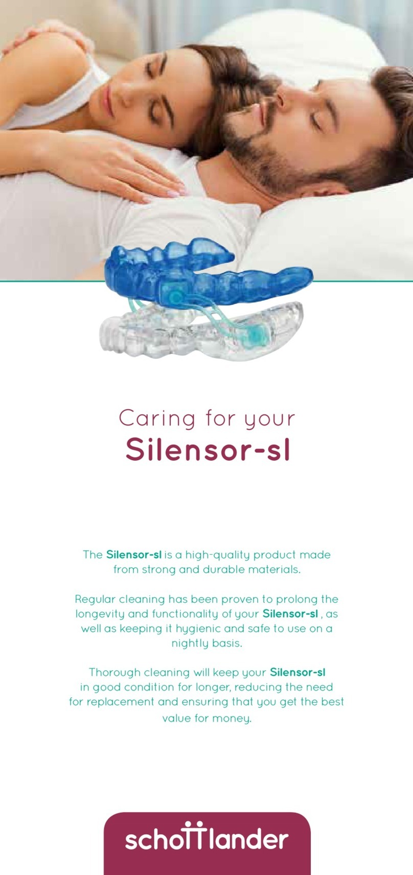 Schottlander Silensor-sl instruction manual
