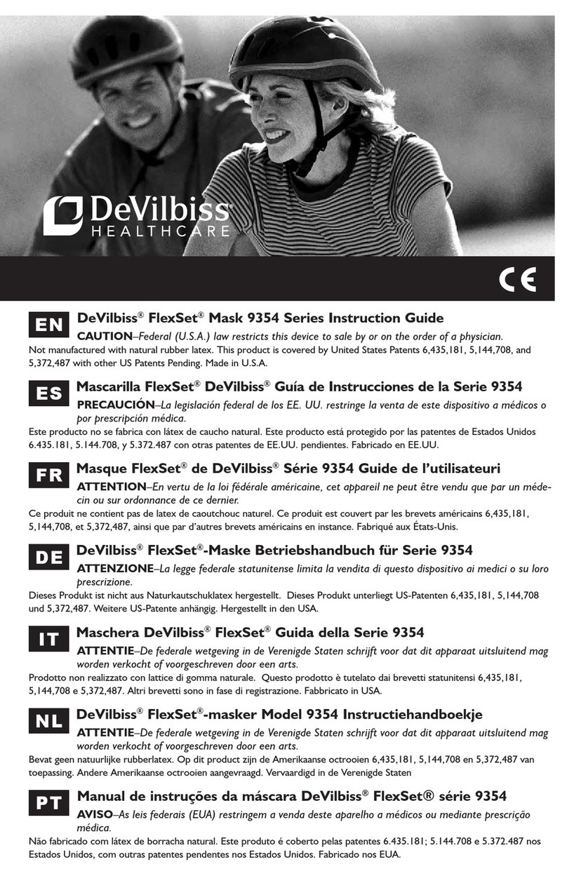 DeVilbiss Healthcare FlexSet 9354 Series Instruction guide