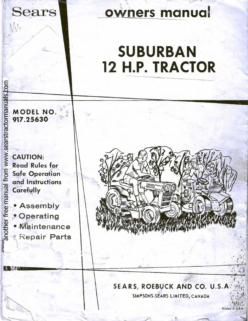 Sears 917.25630 owner's manual