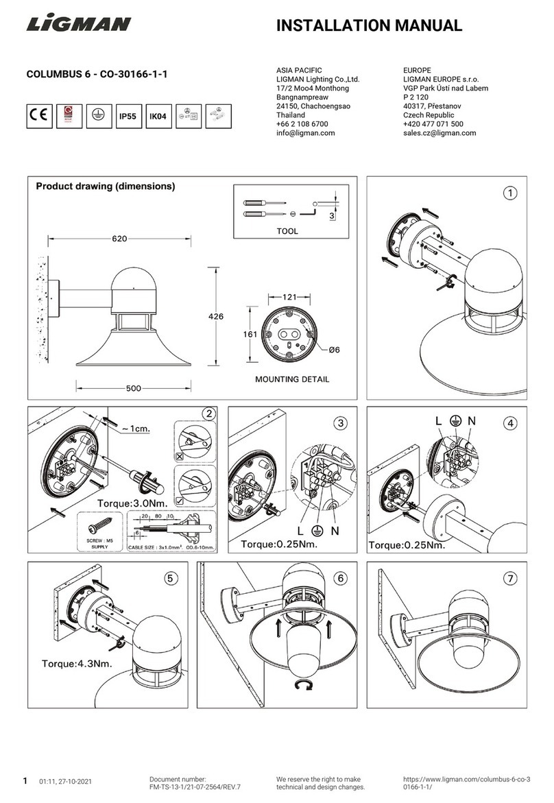 LIGMAN COLUMBUS 6 User manual