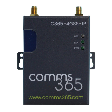 Comms365 C365-4GSS-1P quick start guide