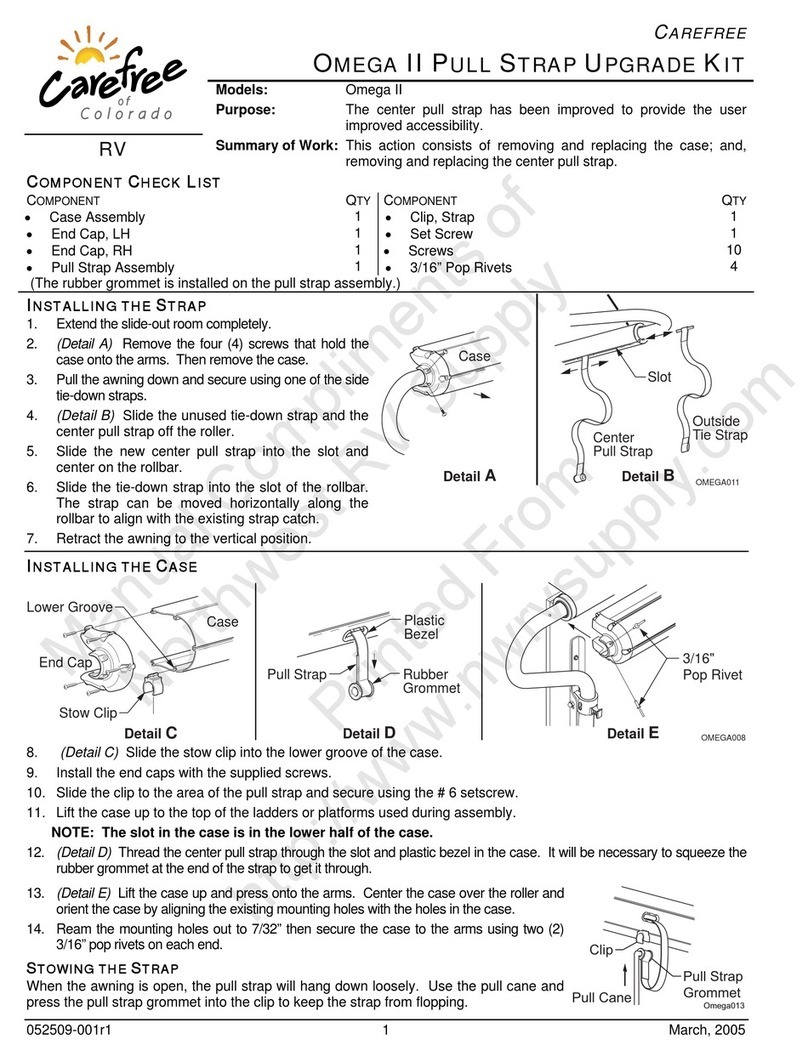 Carefree of Colorado OMEGA II User manual