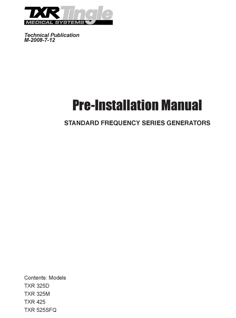 TXR 325D Preinstallation manual