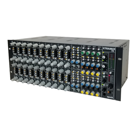 Speck XTRAMIX X6 User manual