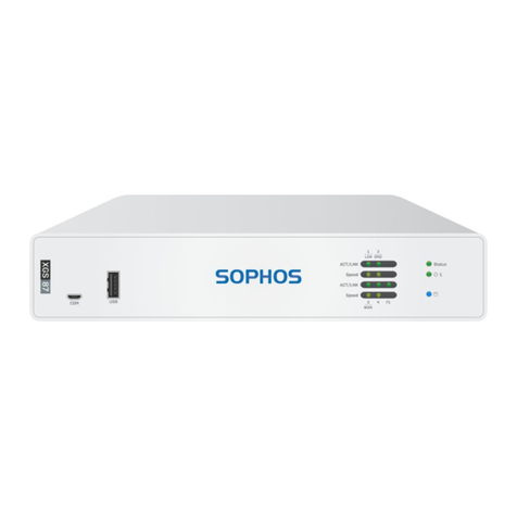 Sophos XGS 87 User manual Sophos XGS 87 User manual
