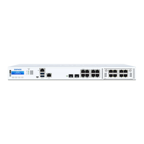 Sophos XGS 2100 User manual Sophos XGS 2100 User manual