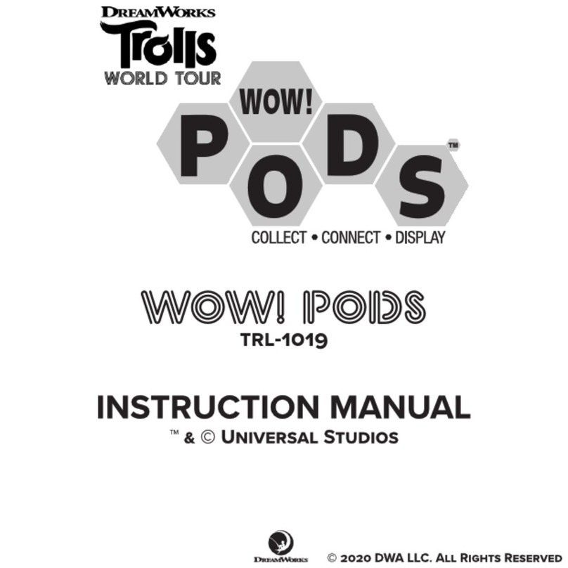 Wow! Stuff! DreamWorks Trolls World Tour WOW! PODS... instruction manual