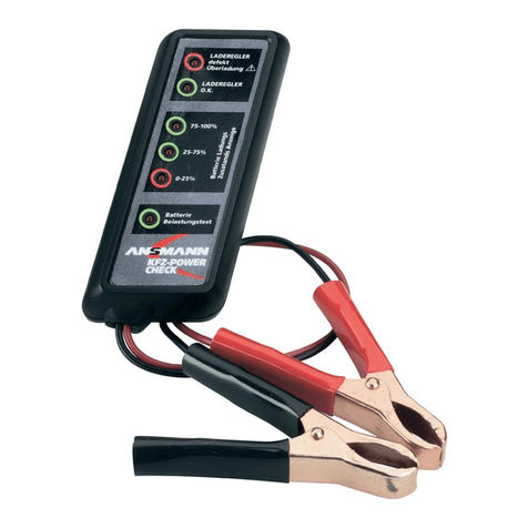 ANSMANN KFZ-POWER-CHECK operating instructions