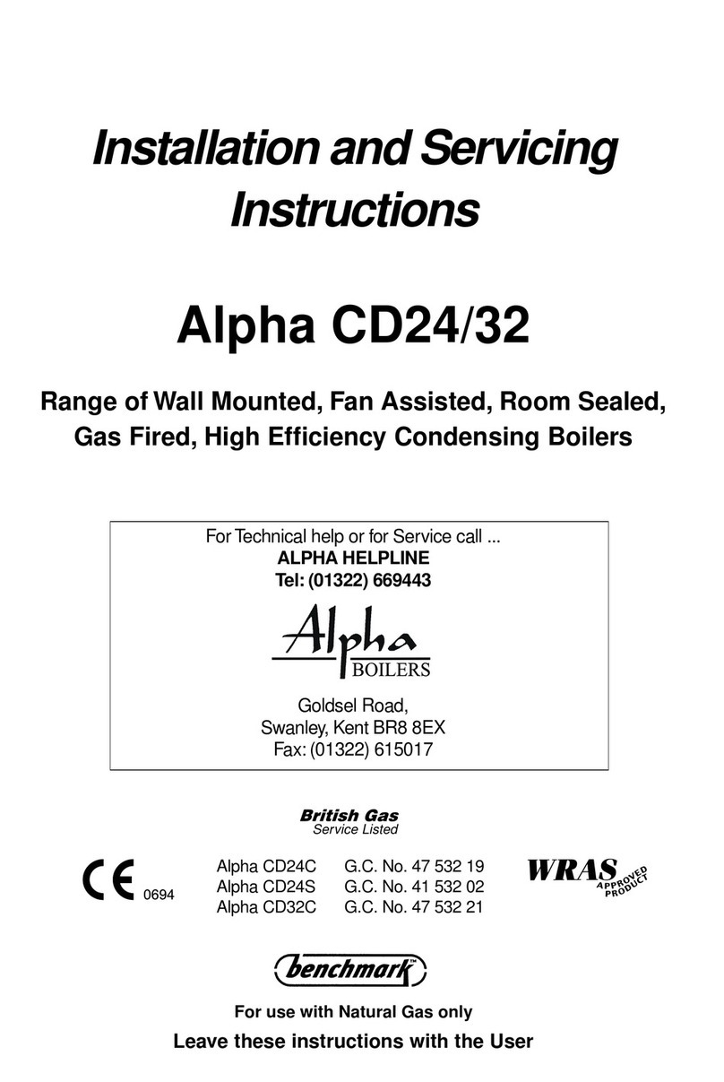 Alpha Alpha CD24 Installation and servicing instructions