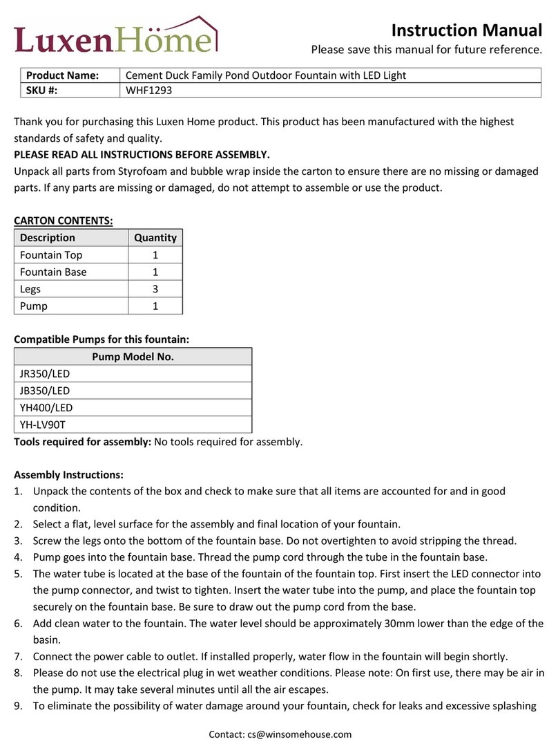 LuxenHome WHF1293 User manual LuxenHome WHF1293 User manual