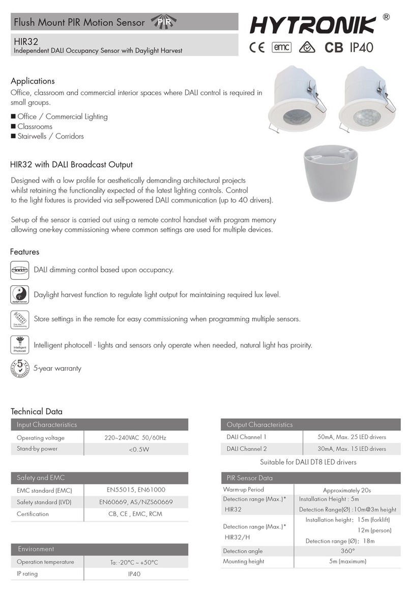 Hytronik HIR32 User manual